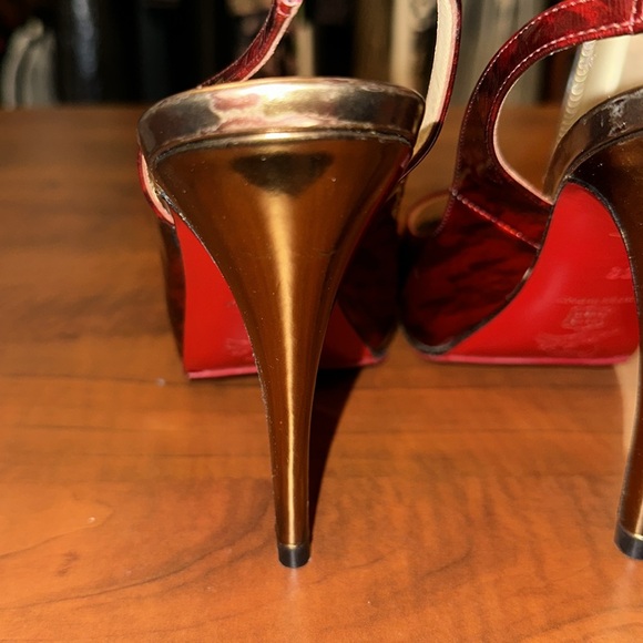 Christian Louboutin Two Tone Slingbacks - Picture 7 of 14